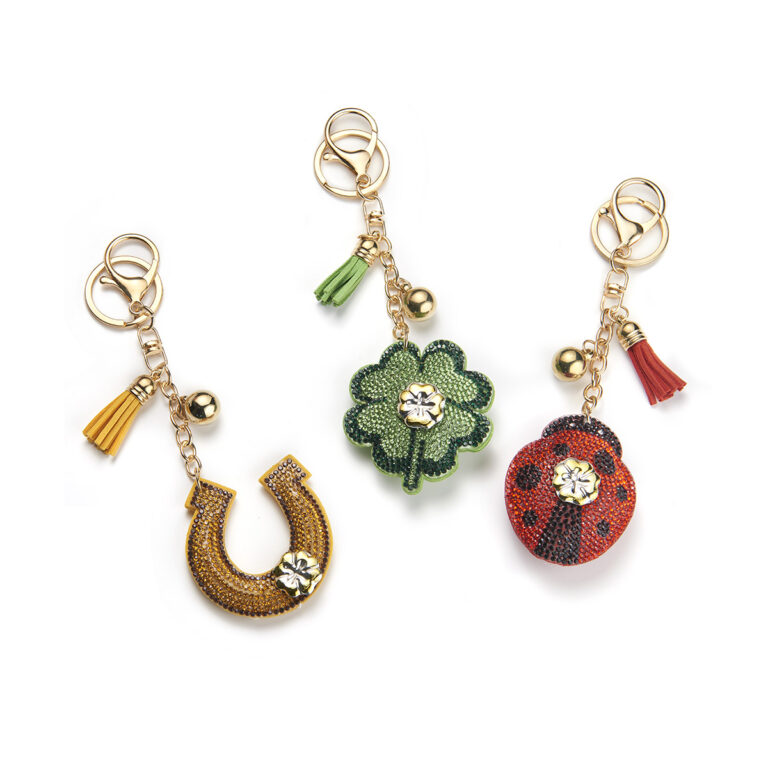 Portachiavi Portafortuna Con Ciondolo Corno In Autentico Occhio Di - Foto 7