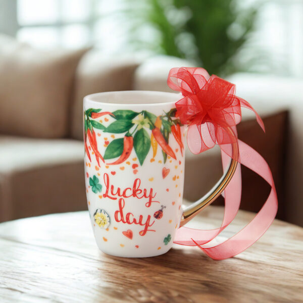 Mug porcellana "Lucky Day" - immagine 2