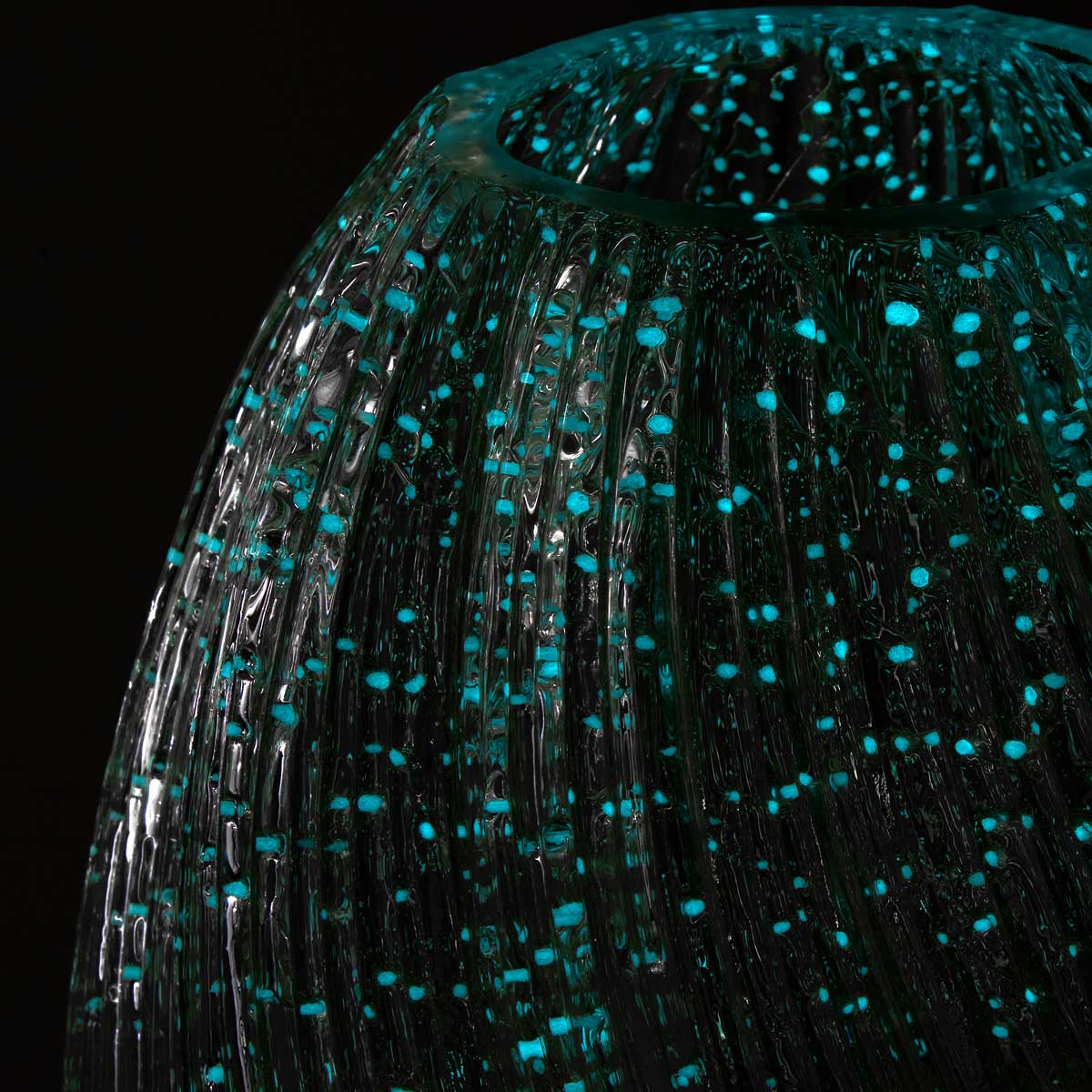 Notte dei Desideri - Vaso in vetro con effetto fotoluminescente - immagine 2
