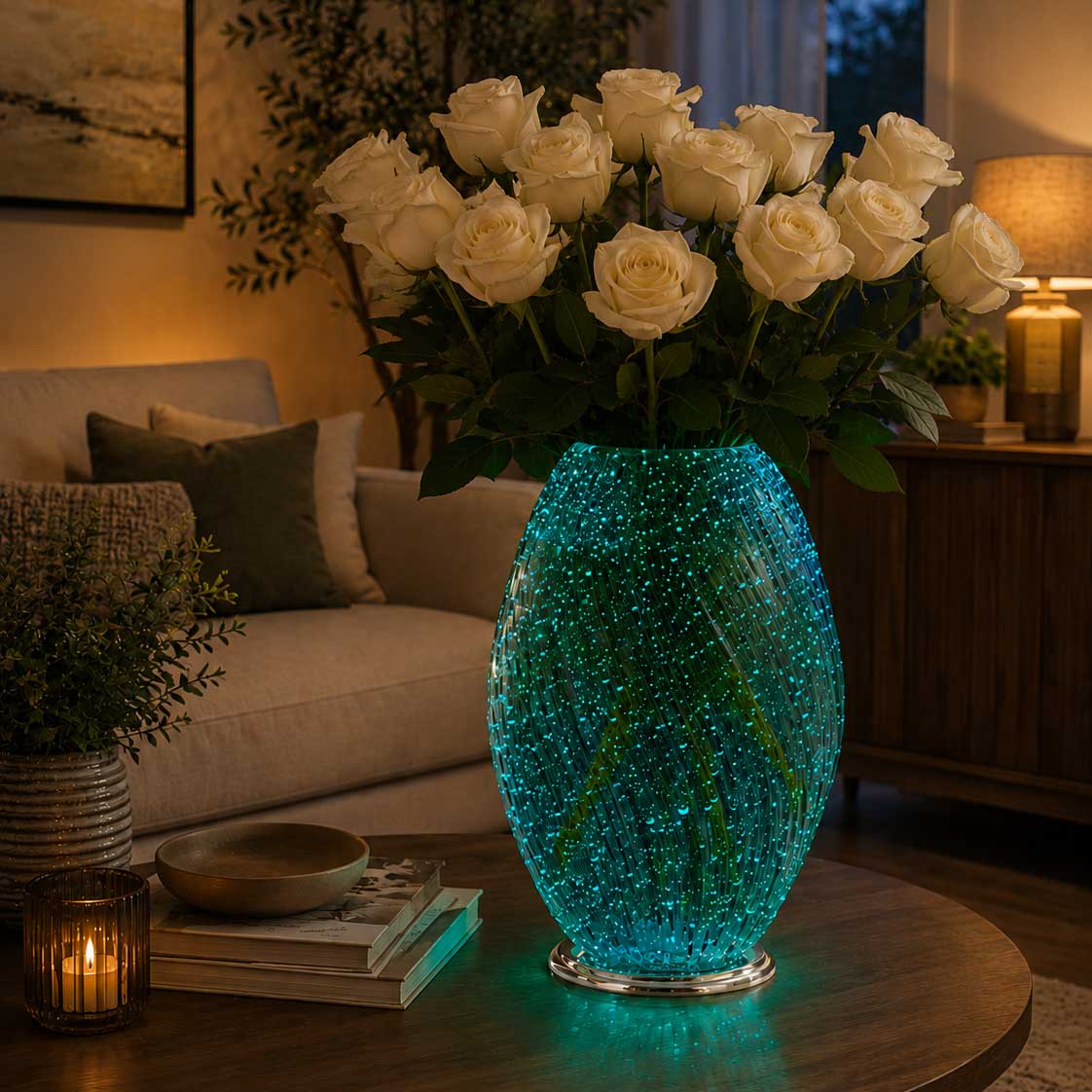 Notte dei Desideri - Vaso in vetro con effetto fotoluminescente - immagine 4